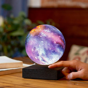 Floating Smart Galaxy Lamp On.