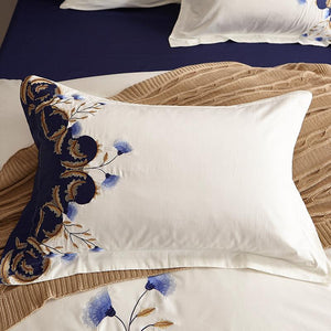 Pillow cover of Blue Tail Duvet Cover Set From Home And Tower.