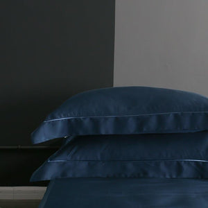 Navy pillow covers. Picture is used only for references; it does not include filling.