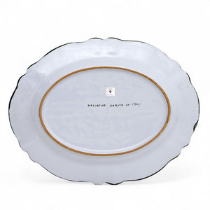 FAENZA-CARNATION: Large Oval platter