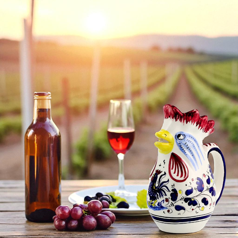 RICCO DERUTA DELUXE: Rooster of Fortune multi use pitcher (1 Liter)