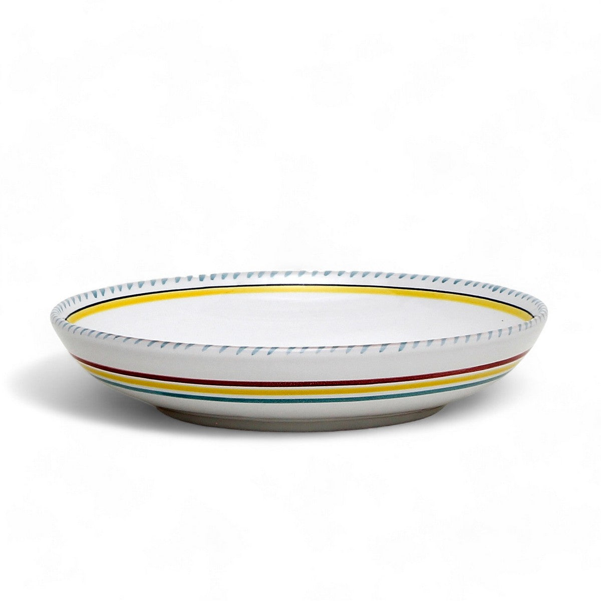 DERUTA GREEN SIMPLE : Risotto/Pasta/Cioppino round shallow coupe bowl