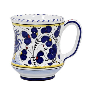 ORVIETO BLUE ROOSTER: Concave Deluxe Mug (12 Oz.)