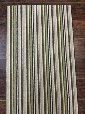 Stark Power Loomed Striped Runner Rug 2x10, Multicolor Vintage Stark Carpet