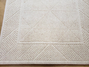 3x5 Karastan Sisal Rug Collection, Design 379/80504, Sambava II, 3'6 x 5'3, Beige Karastan Rug with Label, Authentic Karastan, Entryway Rug