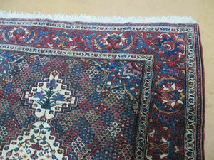 4' X 7' Vintage Handmade Turkish Floral Orient Medallion Wool Veg Dye Rug Nice