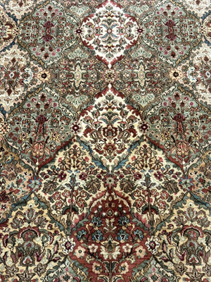 10x14 Karastan Empress Kirman Rug #700/719, Vintage Wool Discontinued Karastan