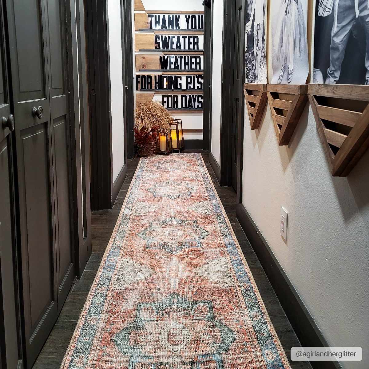 Rosman Washable Runner Rug