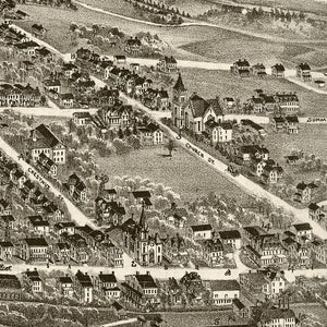 Vintage Map of Mohrsville, Pennsylvania 1898