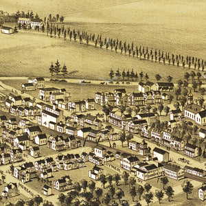 Vintage Map of Morrisville, Pennsylvania 1893