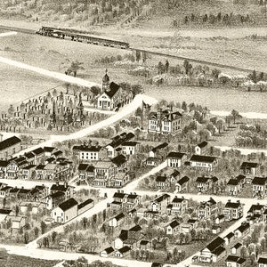 Vintage Map of Newmanstown & Sheridan, Pennsylvania 1898