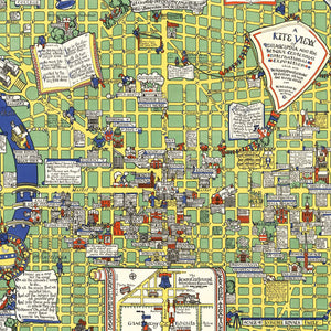 Vintage Map of Philadelphia, Pennsylvania 1926