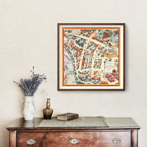 Vintage Map of University of Minnesota, 1940