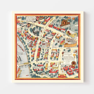 Vintage Map of University of Minnesota, 1940