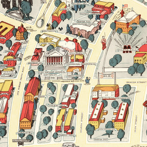 Vintage Map of University of Minnesota, 1940