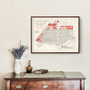 Vintage Map of Pacific Grove, California 1919