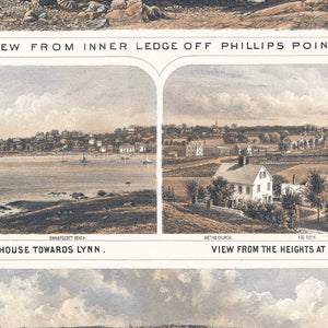 Vintage Map of Swampscott, Massachusetts 1871