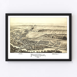 Vintage Map of Peckville, Pennsylvania 1892