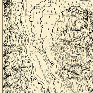 Vintage Map of Camp Spokane, 1882