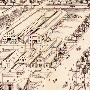 Vintage Map of Philadelphia, Pennsylvania 1897