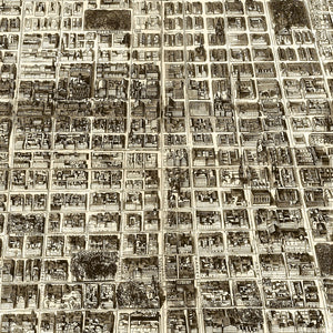 Vintage Map of Philadelphia, Pennsylvania 1872