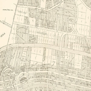 Vintage Map of Hermosa Beach, California 1922