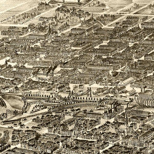 Vintage Map of Reading, Pennsylvania 1898