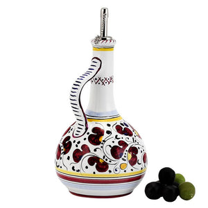 ORVIETO RED ROOSTER: Olive Oil Bottle Dispenser Deluxe