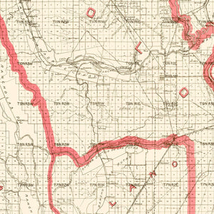 Vintage Map of Yolo County, California 1914