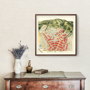 Vintage Map of Visitacion, California 1908