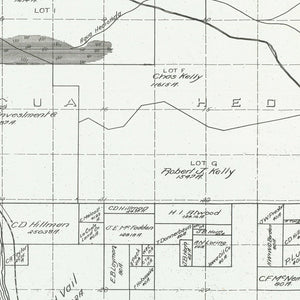 Vintage Map of Carlsbad, California 1912