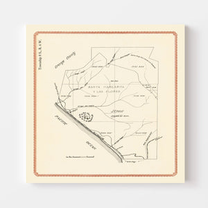 Vintage Map of Camp Pendleton, 1912