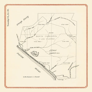 Vintage Map of Camp Pendleton, 1912