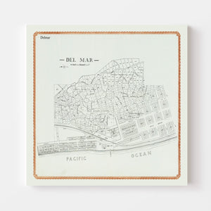 Vintage Map of Del Mar, California 1912