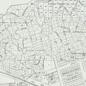 Vintage Map of Del Mar, California 1912
