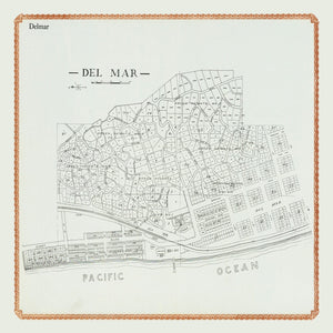 Vintage Map of Del Mar, California 1912