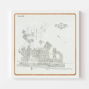 Vintage Map of Oceanside, California 1912