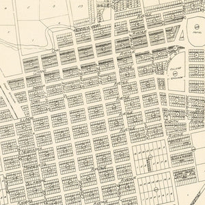 Vintage Map of Escondido, California 1912
