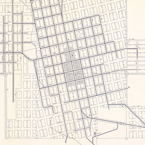 Vintage Map of Spearfish, South Dakota 1969