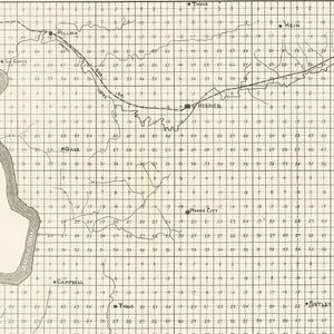 Vintage Map of Campbell County, South Dakota 1908