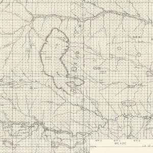 Vintage Map of Butte County, South Dakota 1902