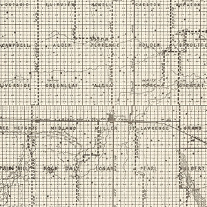 Vintage Map of Hand County, South Dakota 1900