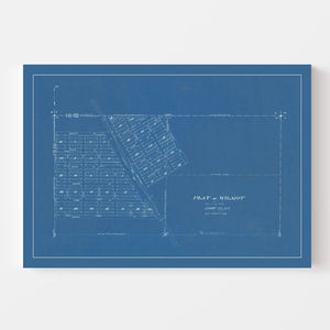 Vintage Map of Wilmot, South Dakota 1881
