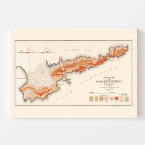 Vintage Pigeon Point, MN Map 1910