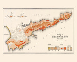 Vintage Pigeon Point, MN Map 1910