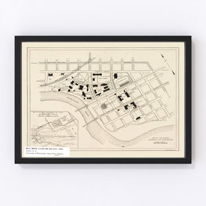 Vintage University of Minnesota Map 1913