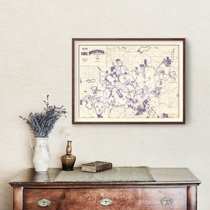 Vintage Map of Lake Minnetonka, Minnesota 1896