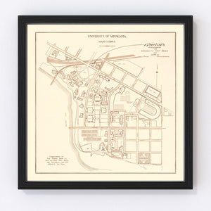 University of Minnesota Map 1936