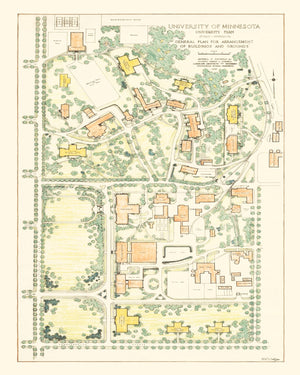 University of Minnesota Farm Map 1935