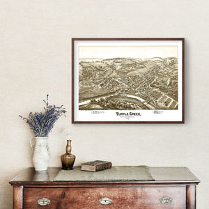 Vintage Map of Turtle Creek, Pennsylvania 1897